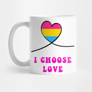 Pride heart I choose love Mug